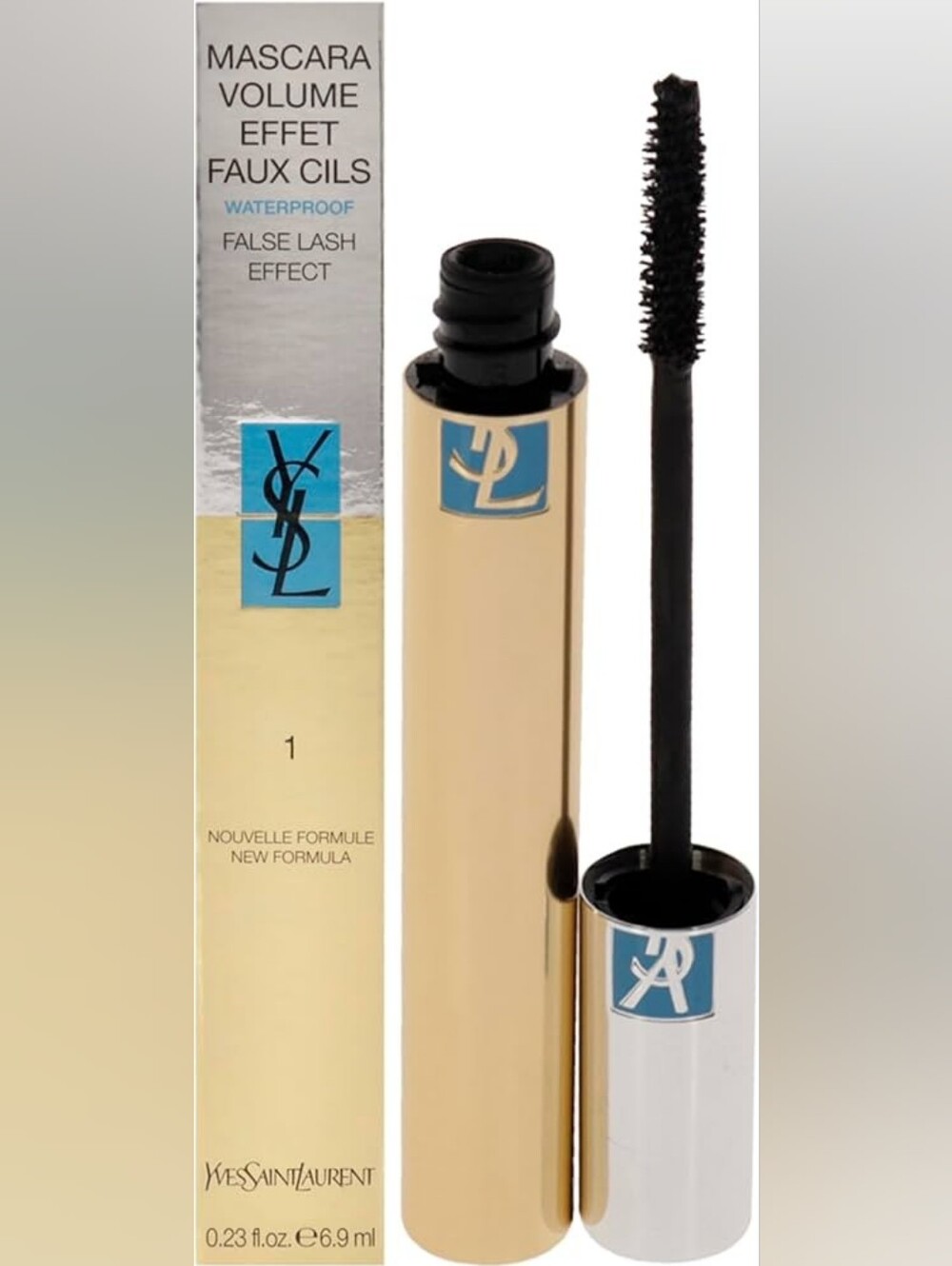 🧚‍♀️YSL Volume Effet Faux Cils Waterproof HTF Mascara Black N°01 NWT